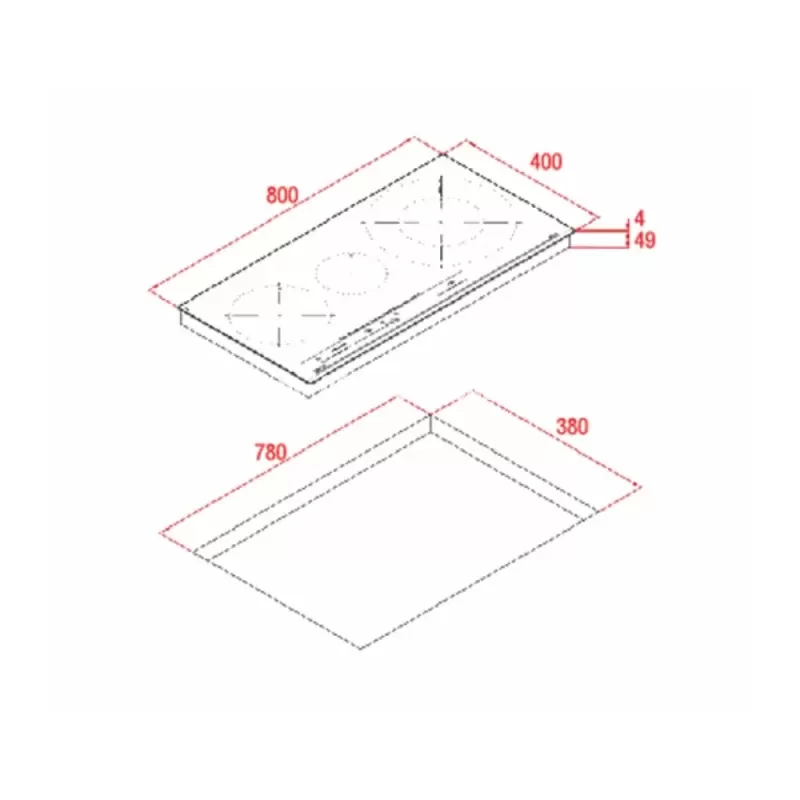 Bếp điện từ TEKA IZC 83620 MST 112500039