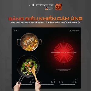 Bếp điện từ ba JUNGER CEJ-300-IIF