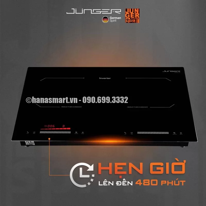 Bếp điện từ đôi JUNGER CEJ-202-II