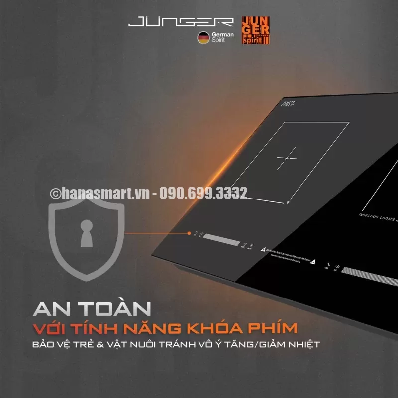 Bếp điện từ đôi JUNGER NKD-22+