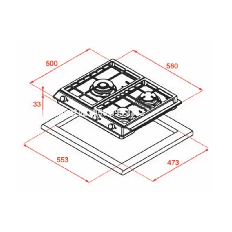 Bếp gas TEKA EX 60.1 3G AI AL DR CI BUT 40212021