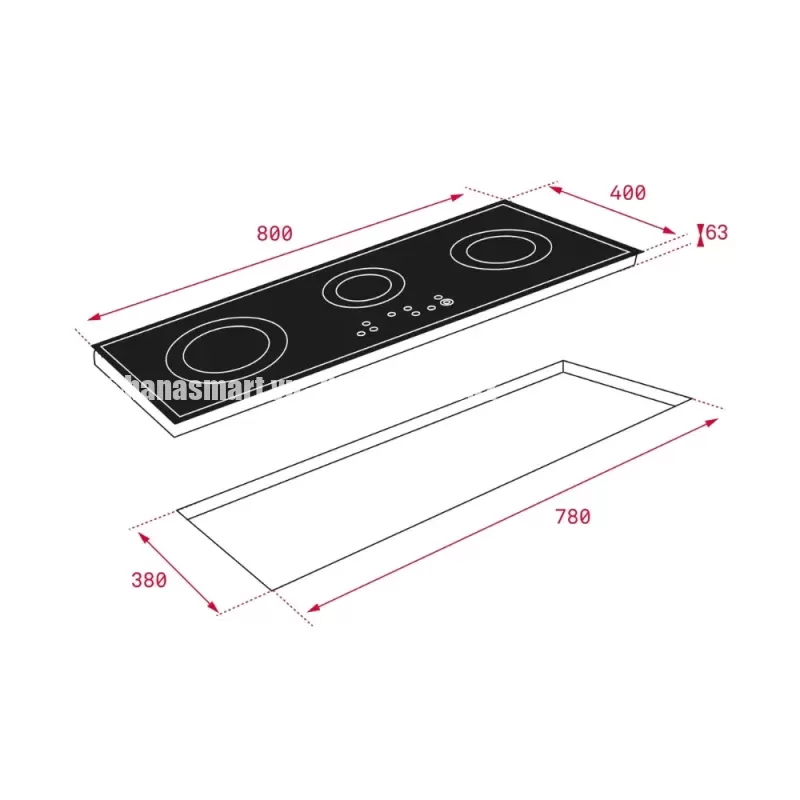 Bếp hồng ngoại TEKA TRC 83631 112530000