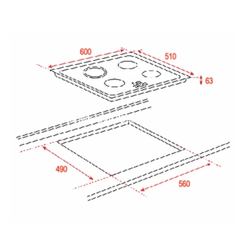 Bếp hồng ngoại TEKA TZ 6315 40239030