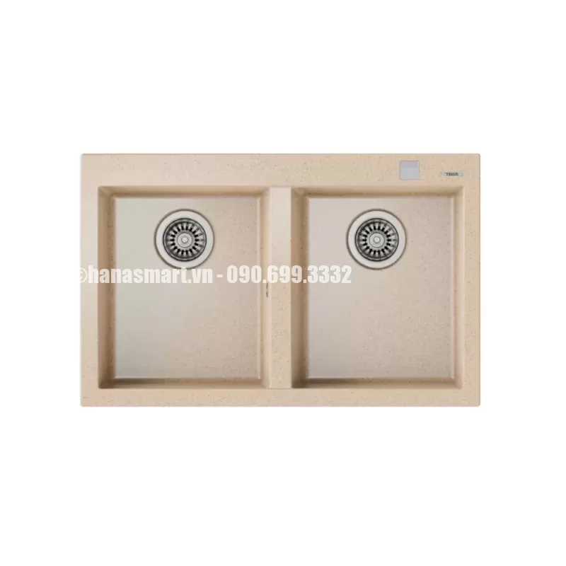 Chậu đá rửa chén TEKA FORSQUARE 2B 790 TG BEIGE 115260016