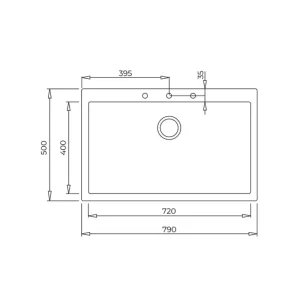 Chậu đá rửa chén TEKA FORSQUARE 72.40 TG STONRE GREY 115230001