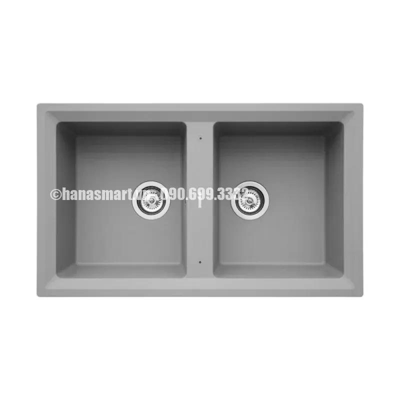 Chậu đá rửa chén TEKA STONE 90 B-TG 2B GREY 115260007