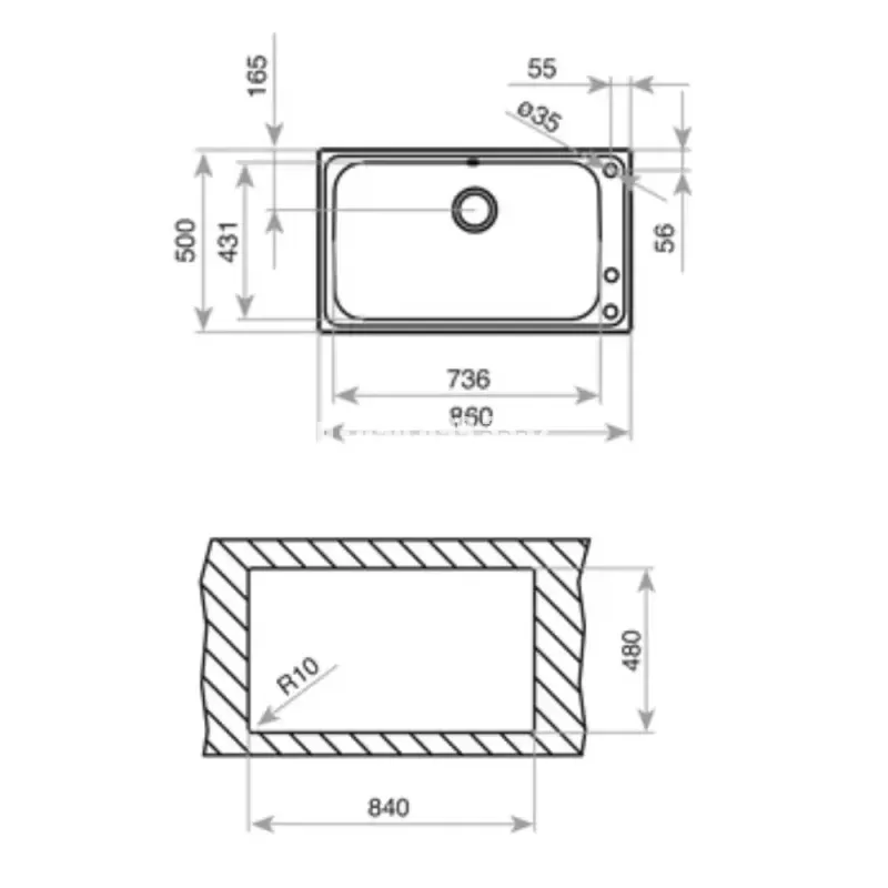 Chậu rửa bát TEKA BAHIA 1B PLUS 11127004