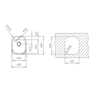 Chậu rửa bát TEKA STYLO 1B 10107074