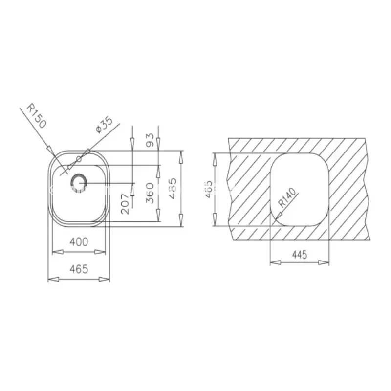 Chậu rửa bát TEKA STYLO 1B 10107074