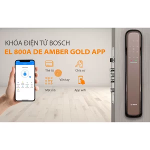 Khóa vân tay BOSCH EL 800A-DE AMBER GOLD