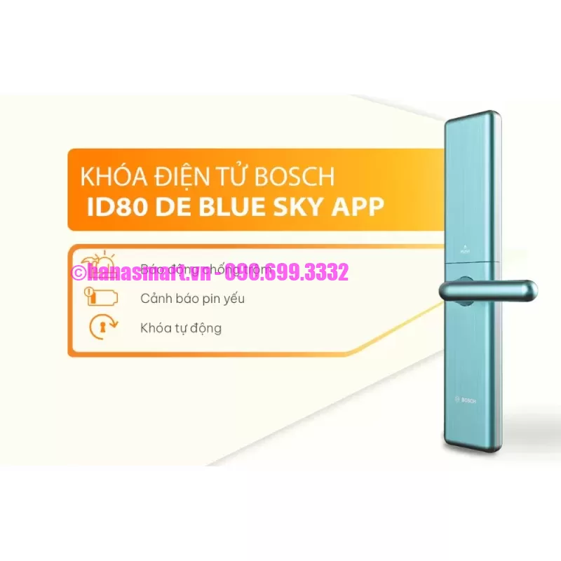 Khóa vân tay BOSCH ID80-DE BLUE SKY