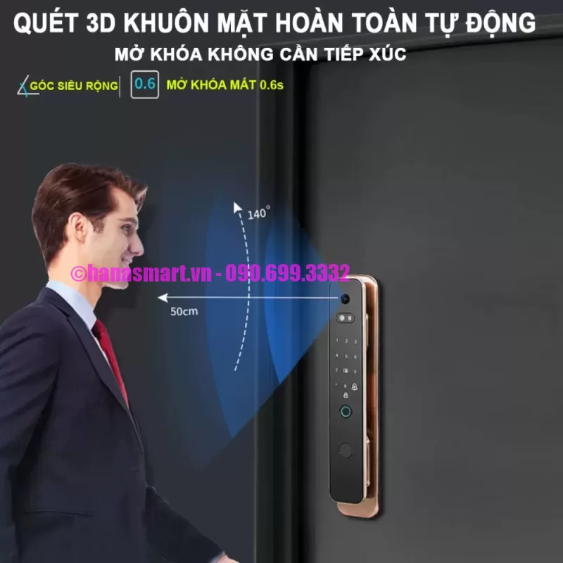 Khóa vân tay cửa gỗ AVALOCK AL-86FRV-G