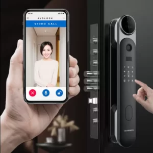 Khóa vân tay cửa gỗ AVOLOCK AL-79FRVT-B FaceID App - Khoa van tay cua go AVOLOCK AL 79FRVT B 3