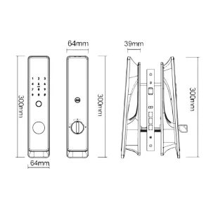 Khóa vân tay cửa gỗ AVOLOCK AL-81FRVT-B