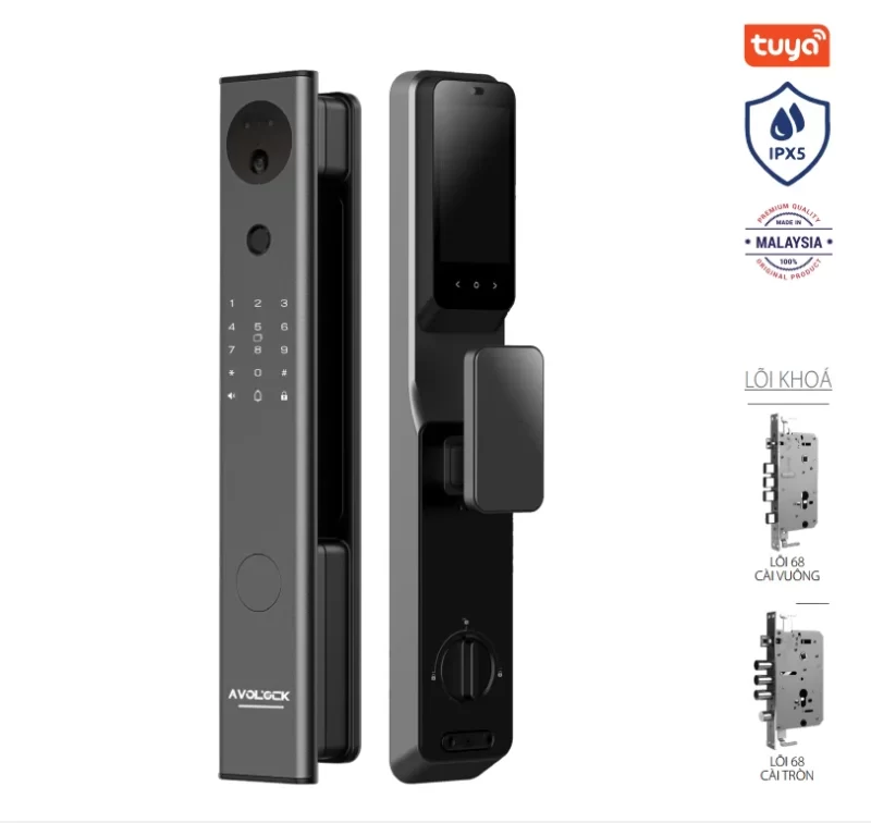 Khóa vân tay cửa gỗ AVOLOCK AL-84FRVT-B FaceID App 11 Khóa vân tay cửa gỗ AVOLOCK AL-84FRVT-B
