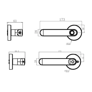 Khóa vân tay cửa gỗ AVOLOCK AT-103-B