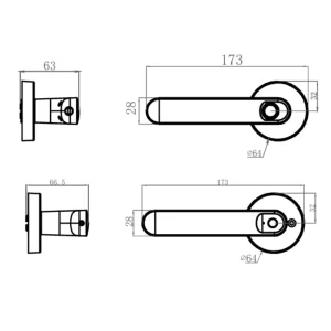 Khóa vân tay cửa gỗ AVOLOCK AT-105-G