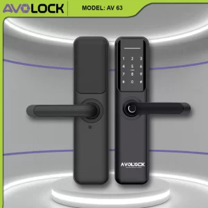 Khóa vân tay cửa gỗ AVOLOCK AV 63 BLACK