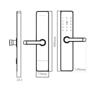 Khóa vân tay cửa gỗ AVOLOCK AV 63 GOLD