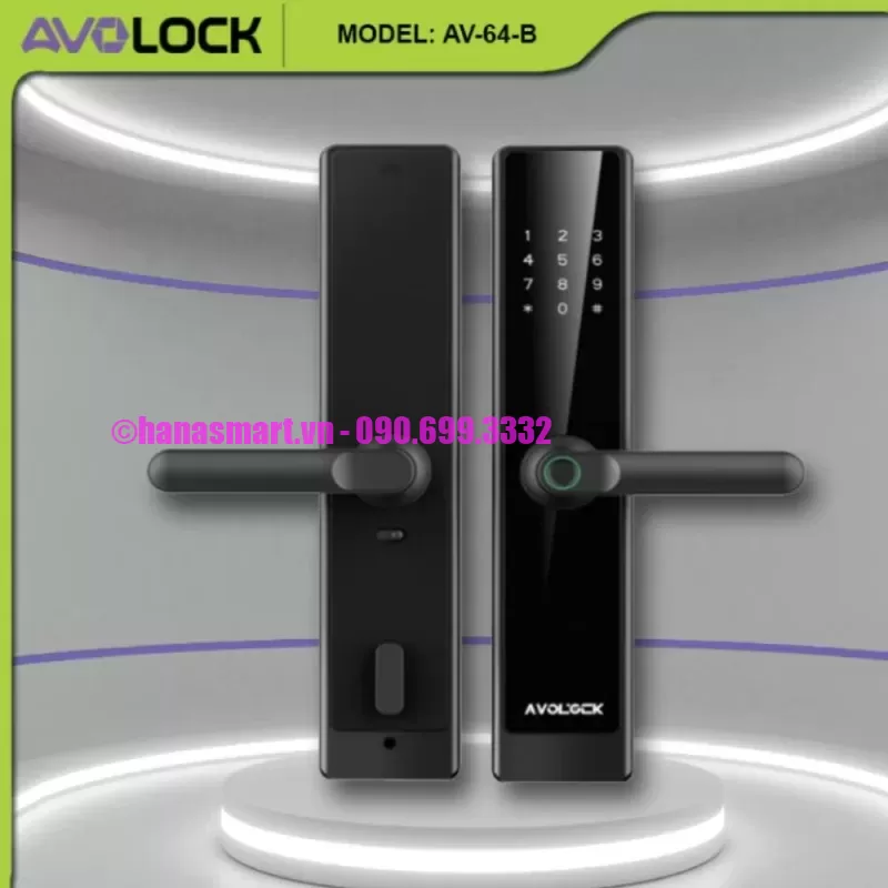 Khóa vân tay cửa gỗ AVOLOCK AV-64-B