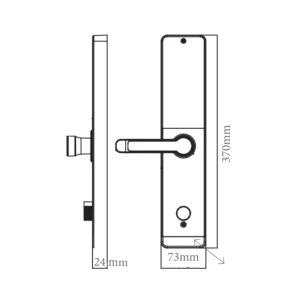 Khóa vân tay cửa gỗ AVOLOCK AV-65-B