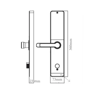 Khóa vân tay cửa gỗ AVOLOCK AV-67-B