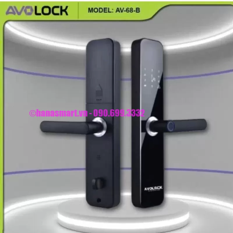 Khóa vân tay cửa gỗ AVOLOCK AV-68-B