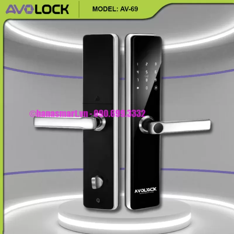 Khóa vân tay cửa gỗ AVOLOCK AV-69-IN