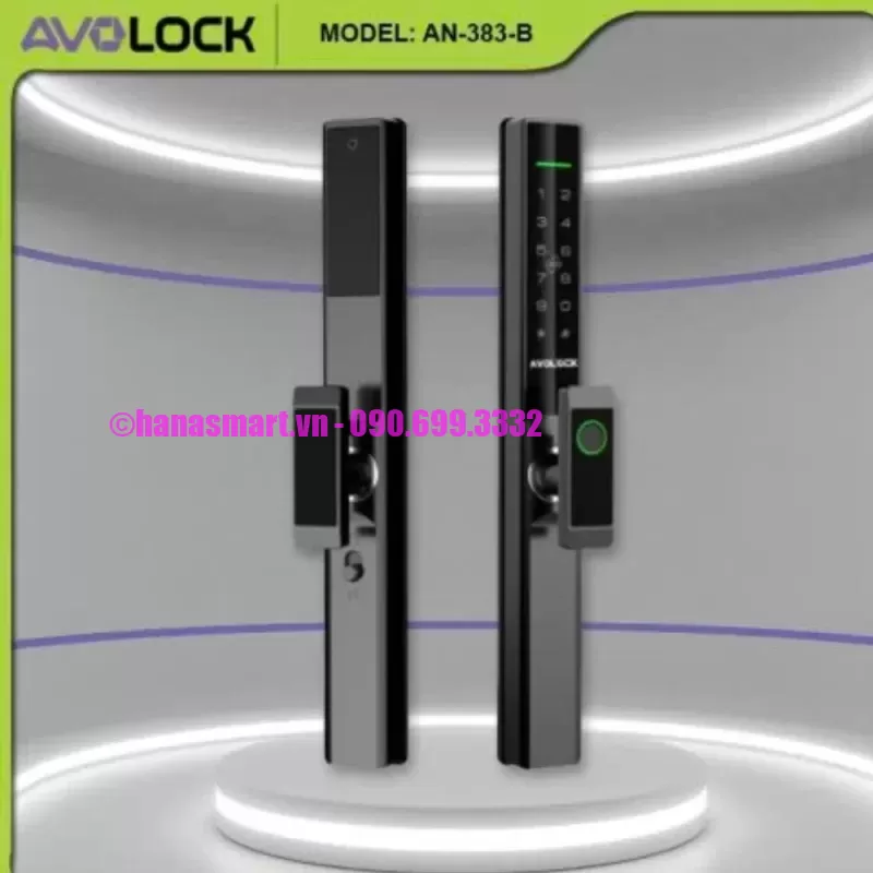 Khóa vân tay cửa nhôm AVOLOCK AN-383-B