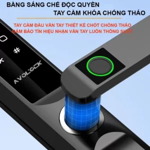 Khóa vân tay cửa nhôm AVOLOCK AN-393-B