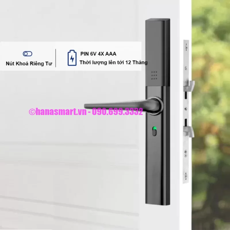 Khóa vân tay cửa nhôm AVOLOCK AN-395-B