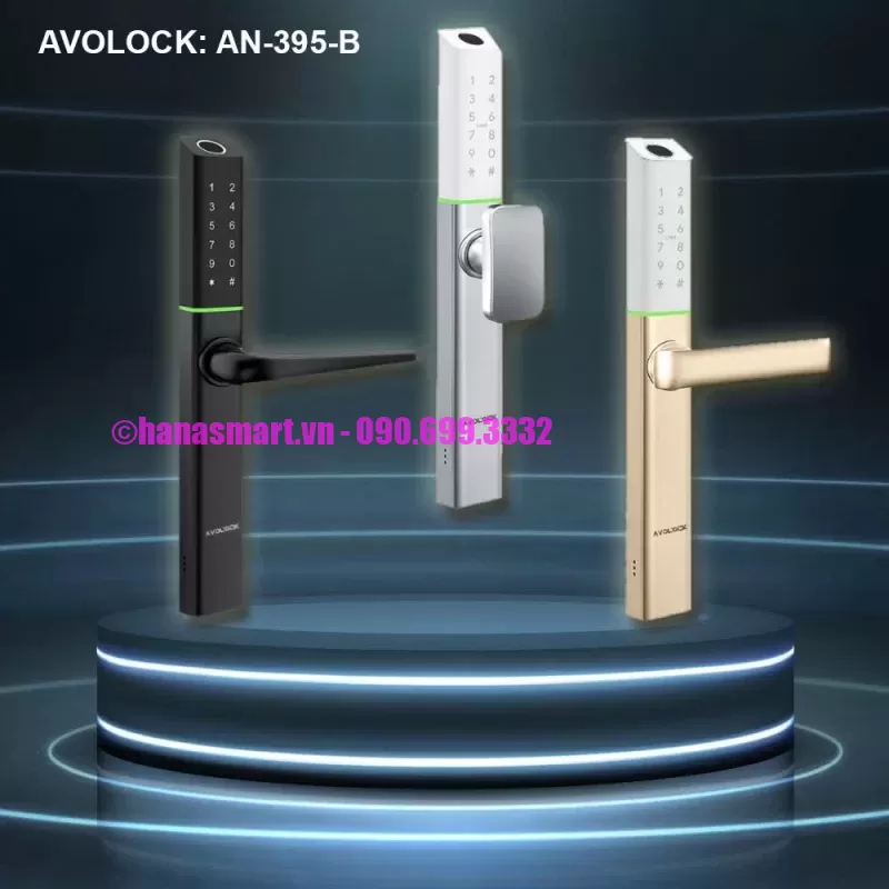 Khóa vân tay cửa nhôm AVOLOCK AN-395-B