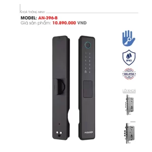 Khóa vân tay cửa nhôm AVOLOCK AN-396-B