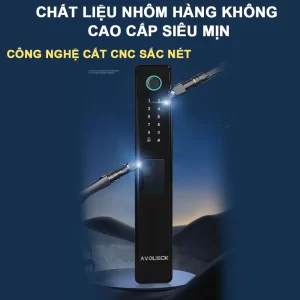 Khóa vân tay cửa nhôm AVOLOCK AN-396-B