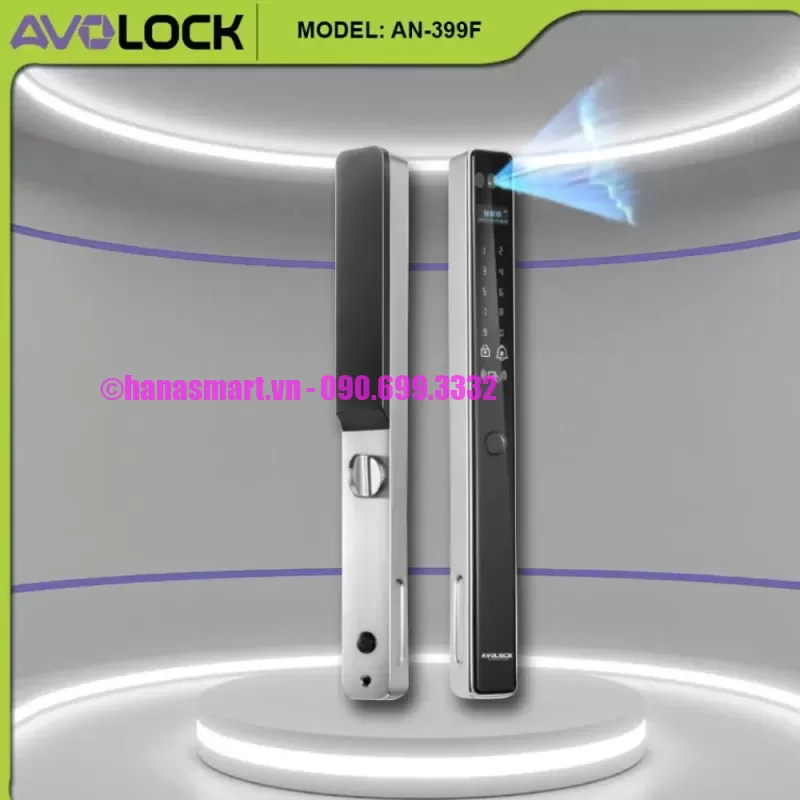 Khóa vân tay cửa nhôm AVOLOCK AN-399F GREY