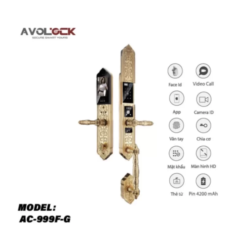 Khóa vân tay đại sảnh AVOLOCK AC-999F-G