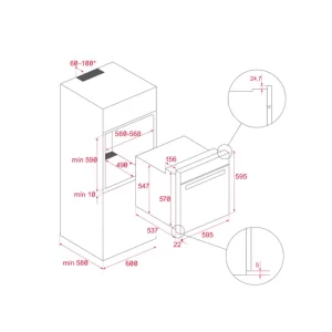 Lò nướng TEKA Air Fry HLB 8416 BK 111000048