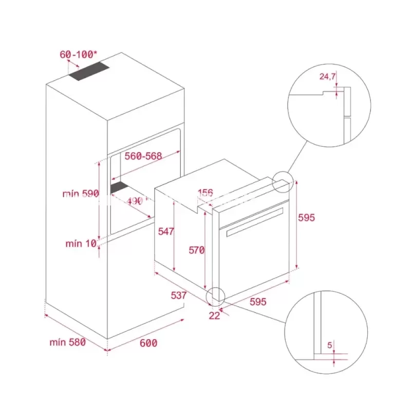 Lò nướng TEKA HCB 6525 SS 111020029