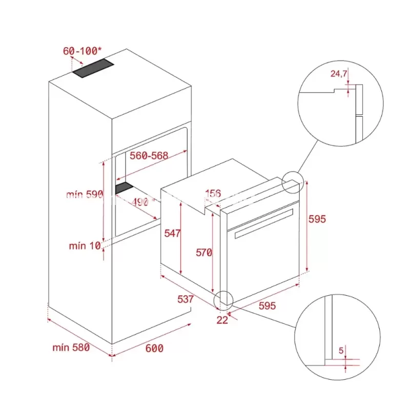 Lò nướng TEKA HCB 6545 SS 111020020