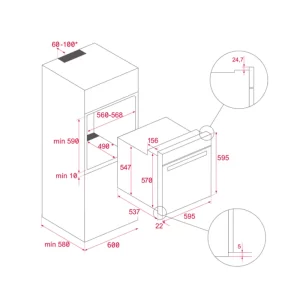 Lò nướng TEKA HLB 8400 BK 111000005