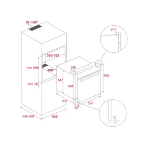 Lò nướng TEKA HLB 8415 BK 111000052