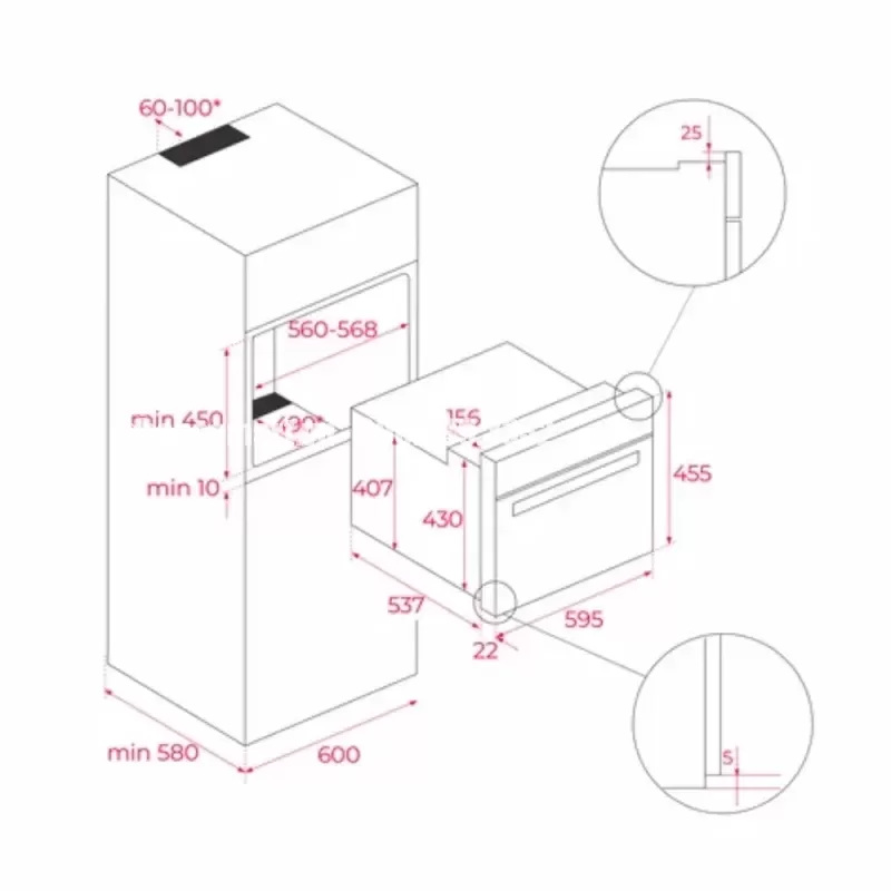 Lò tích hợp TEKA HLC 844C BK-SS 40587602