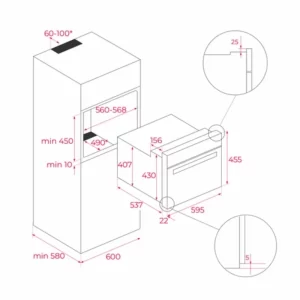 Lò tích hợp TEKA MLC 844 BK-SS 40584400