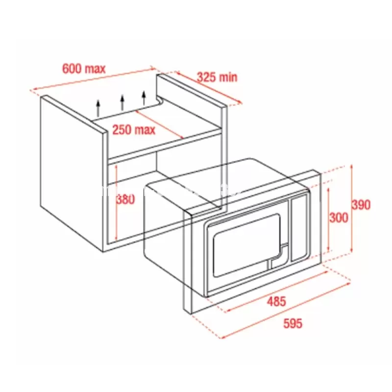 Lò vi sóng TEKA ML 820 BI BK-SS 40584201