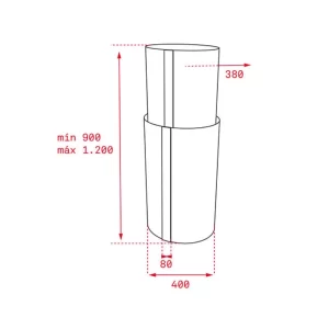 Máy hút mùi TEKA CC 485 INOX 40480330