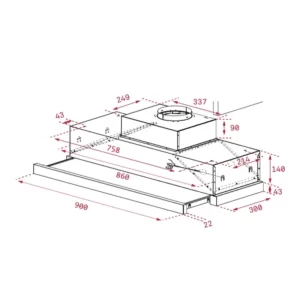 Máy hút mùi TEKA CNL 9610 40436850