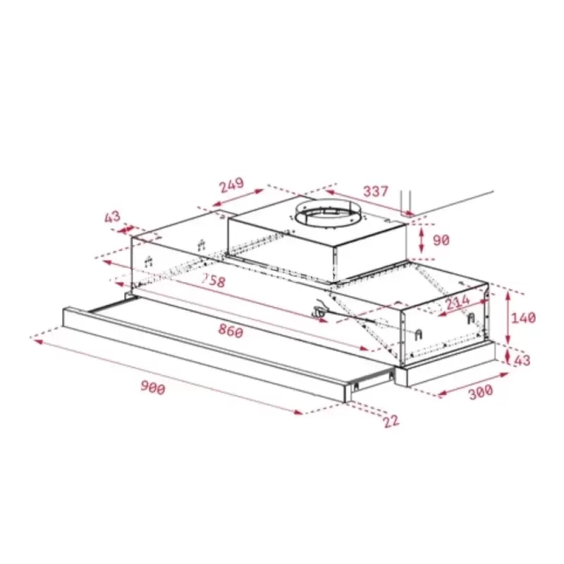 Máy hút mùi TEKA CNL 9610 40436850