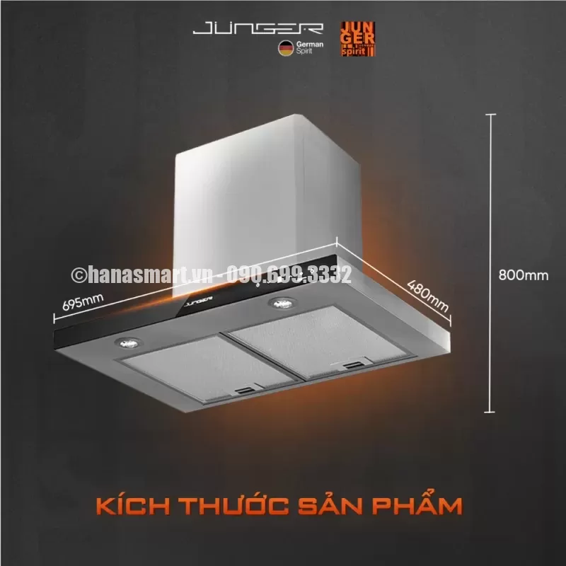 Máy hút mùi treo tường JUNGER HRJ-700