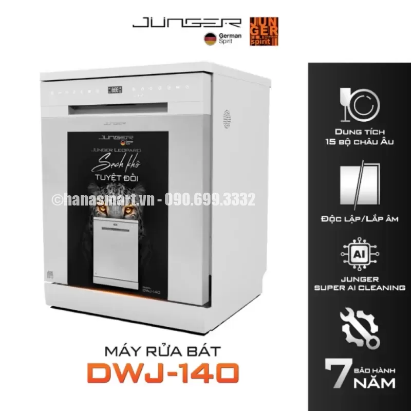 Máy rửa bát JUNGER DWJ-140