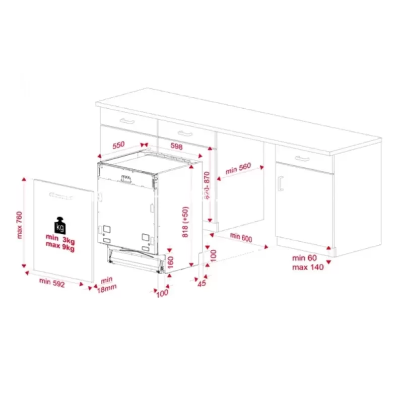 Máy rửa chén TEKA DFI 46950 114270001